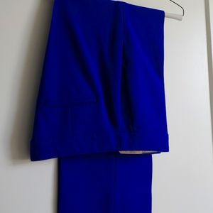 Royal blue cropped J Crew ladies pants.  Size 2
